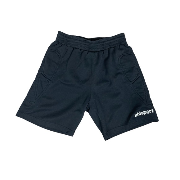 UHLSport Goalkeeper Padded Black Shorts - Picture 1 of 10